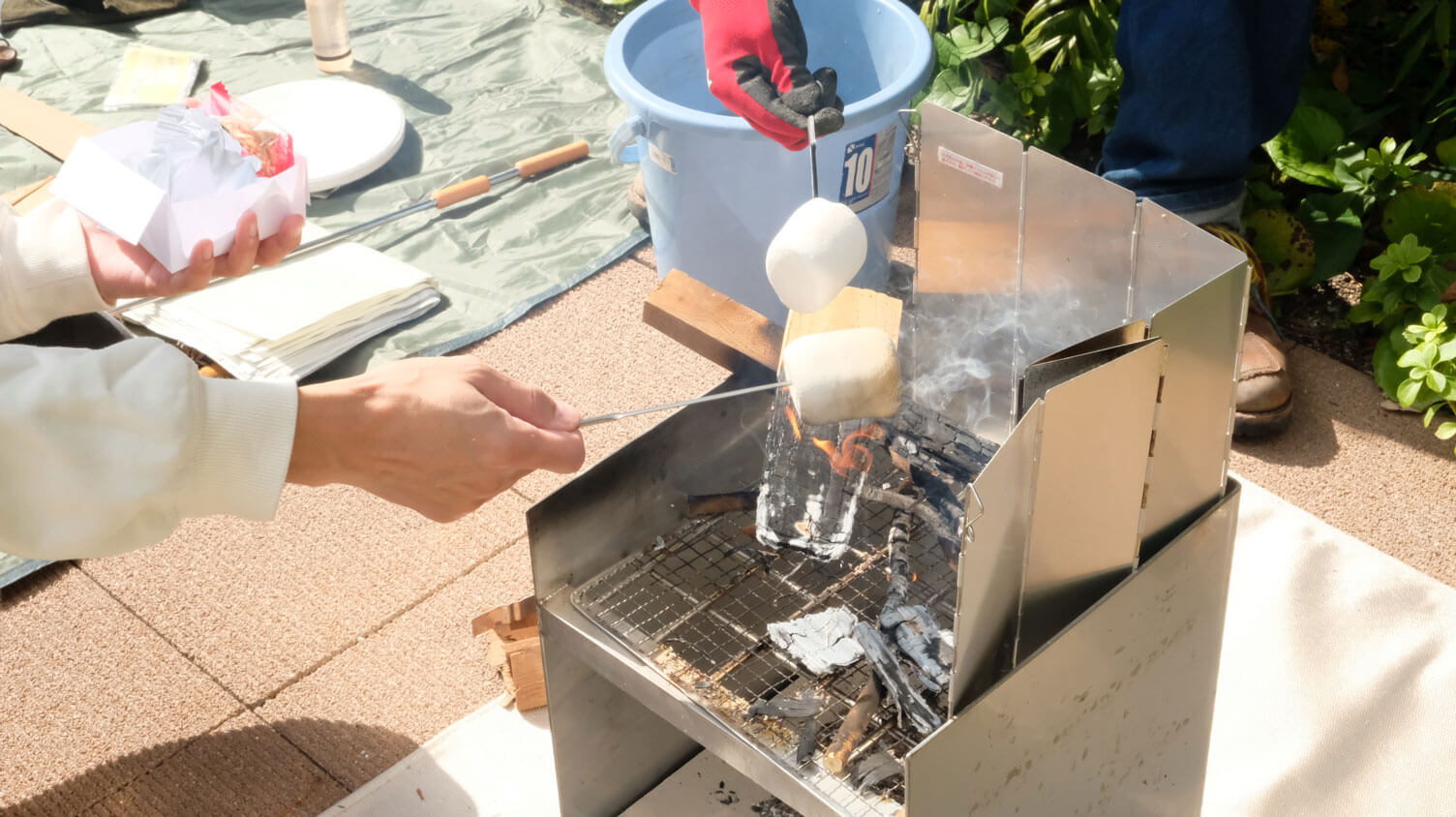 Hands-on use of disaster preparedness equipment