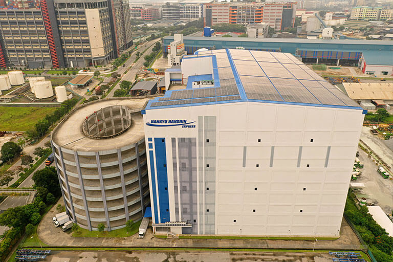 「Hankyu Hanshin Logistics Centre」（シンガポールの物流倉庫）※オンサイトPPA