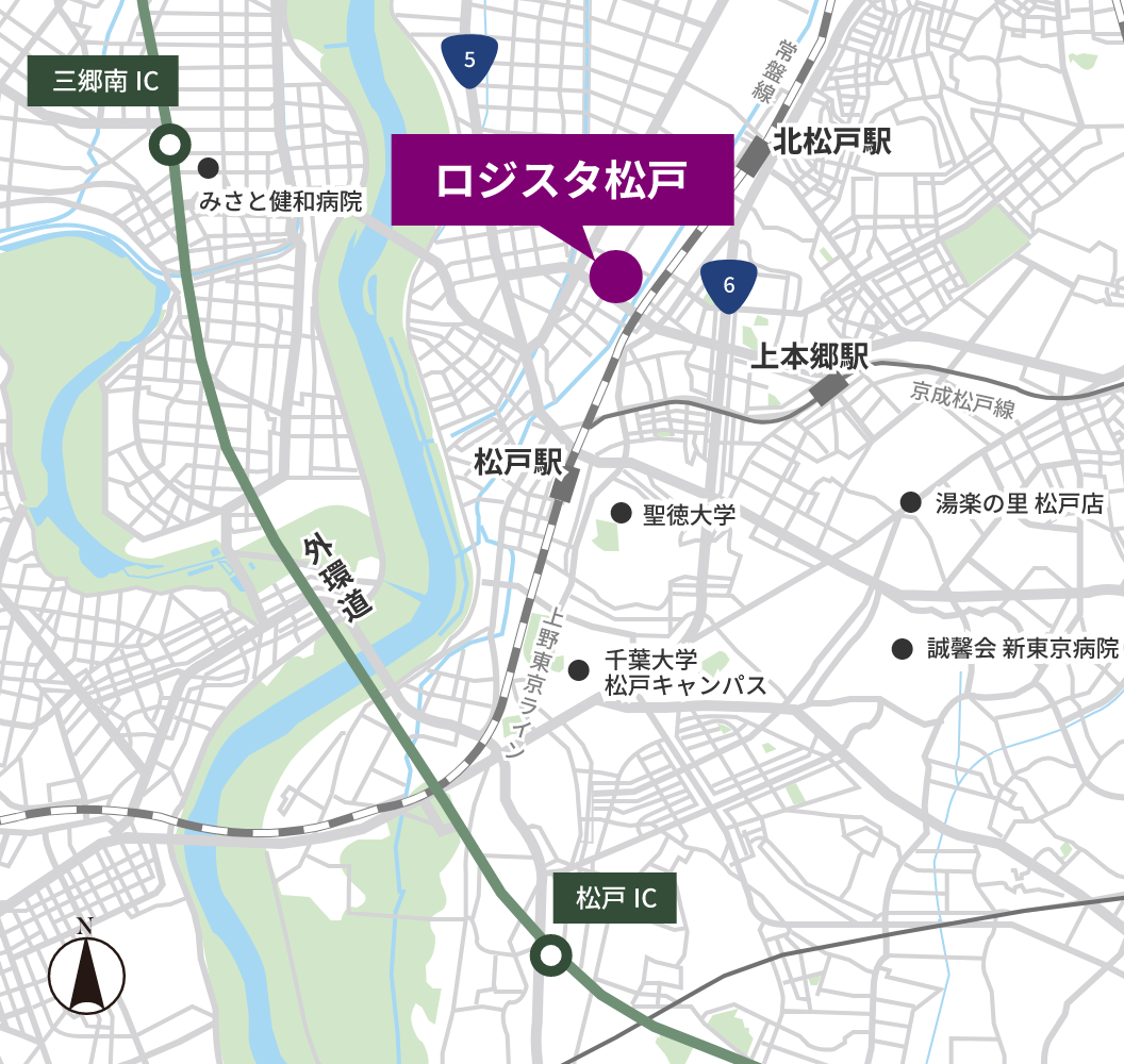 現地案内図