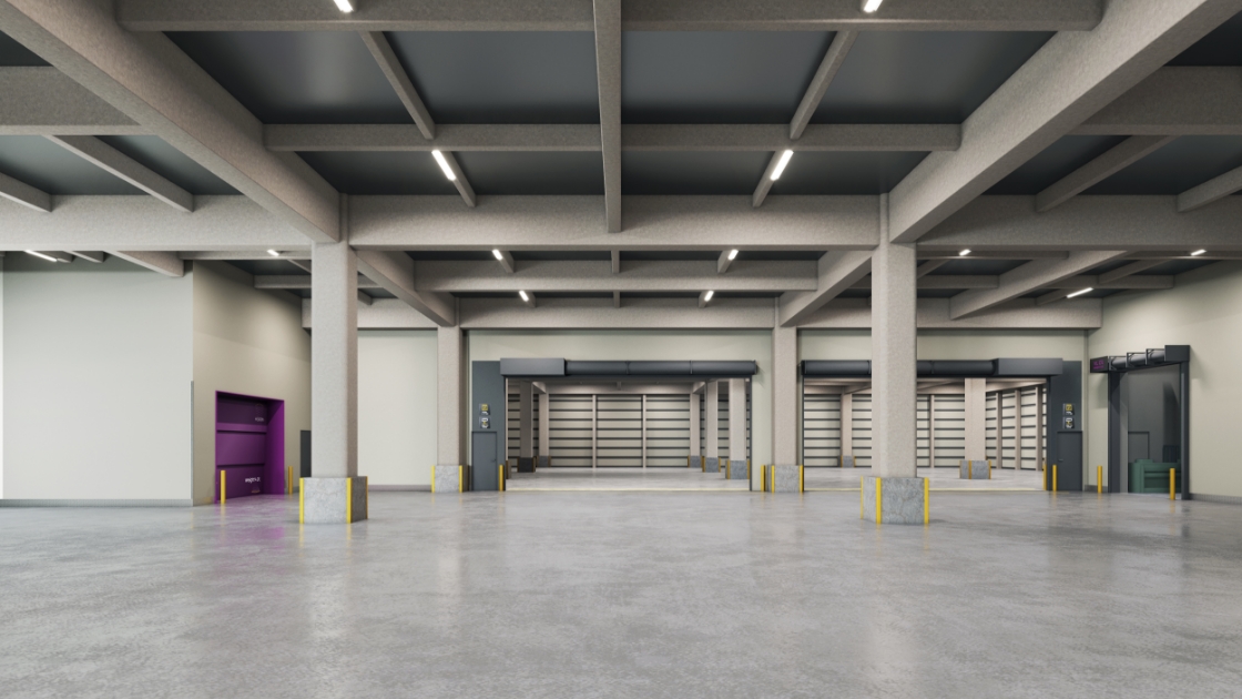 内観パース（倉庫）