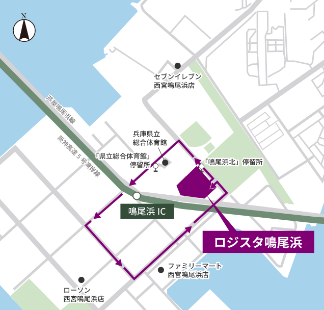 現地案内図